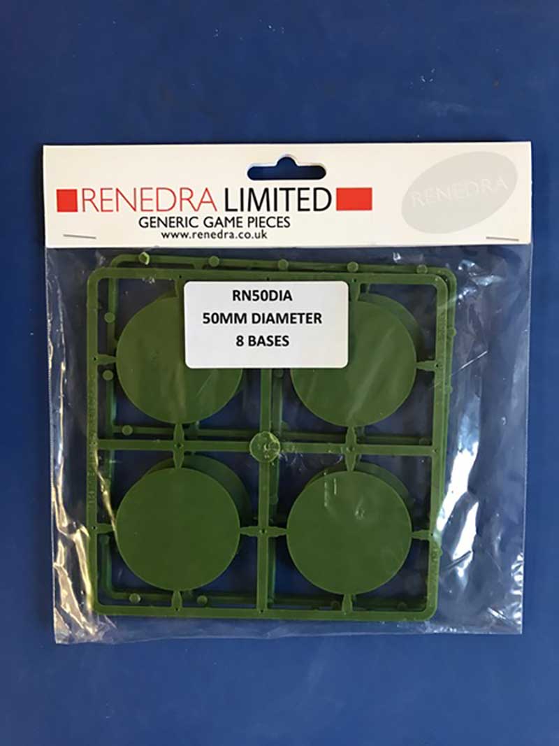 50mm Round Bases 8pk