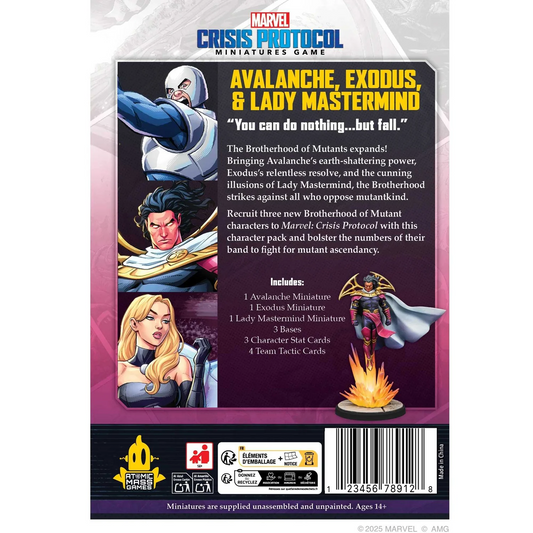 Avalanche, Exodus & Lady Mastermind: Marvel Crisis Protocol