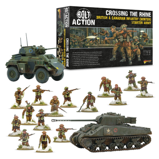 British & Canadian Infantry (Winter) Starter Army "Crossing The Rhine"
