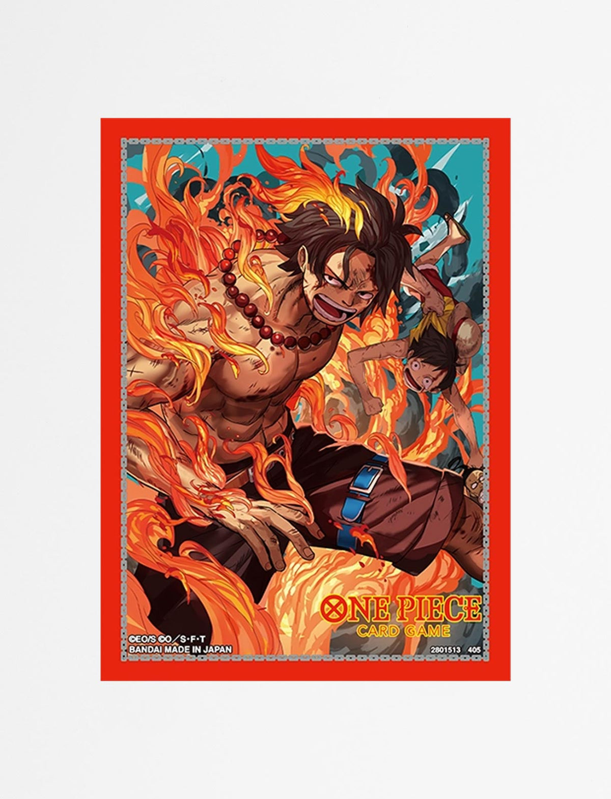 Portgas D Ace: One Piece Card Game Official Sleeve Bandai TCG+ Store Edition Vol. 5