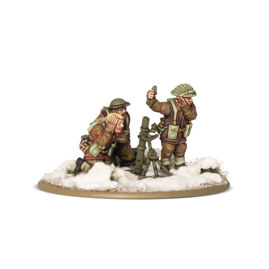 British & Canadian infantry (winter) medium mortar team