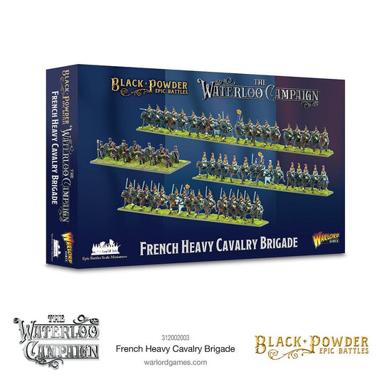 French Heavy Cavalry Brigade - Waterloo: Black Powder Epic Battles