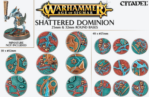Age of Sigmar: Shattered Dominion 25mm And 32mm Round Bases