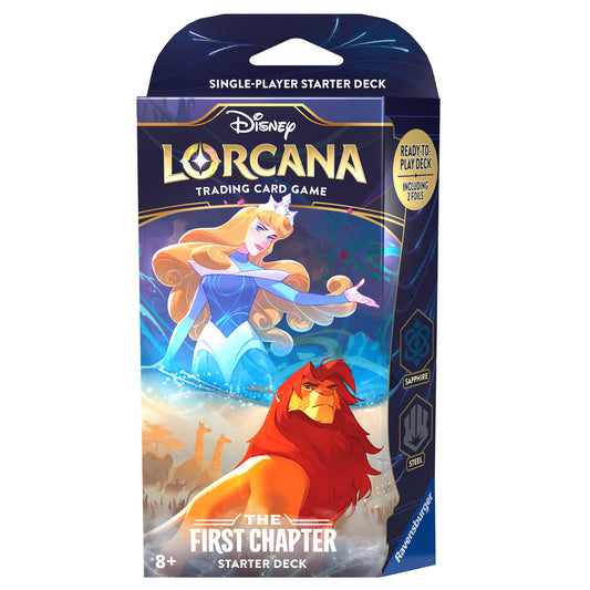 Lorcana The First Chapter Starter Deck - Saphire and Steel