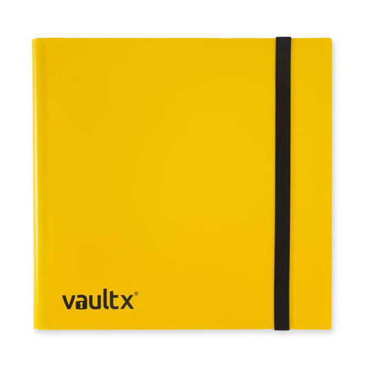 Yellow 12-Pocket Strap Binder