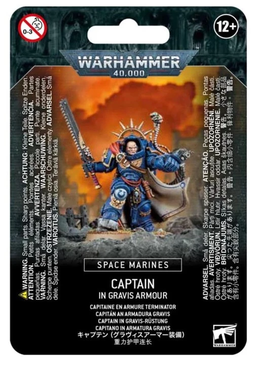 Captain In Gravis Armour: Space Marines