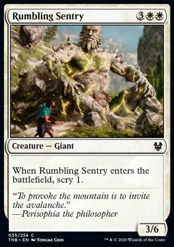 Rumbling Sentry (35) [THB] NM- EN- Foil