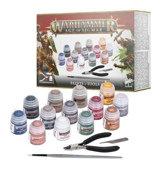 Age of Sigmar Paints + Tools