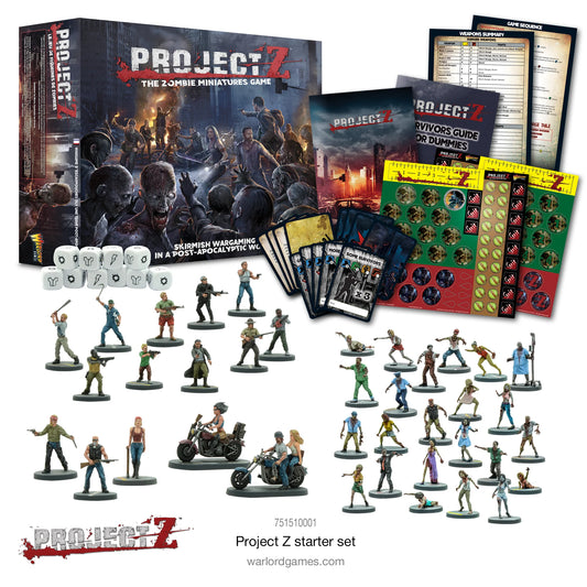 PROJECT Z Starter Set - The Zombie Miniatures Game