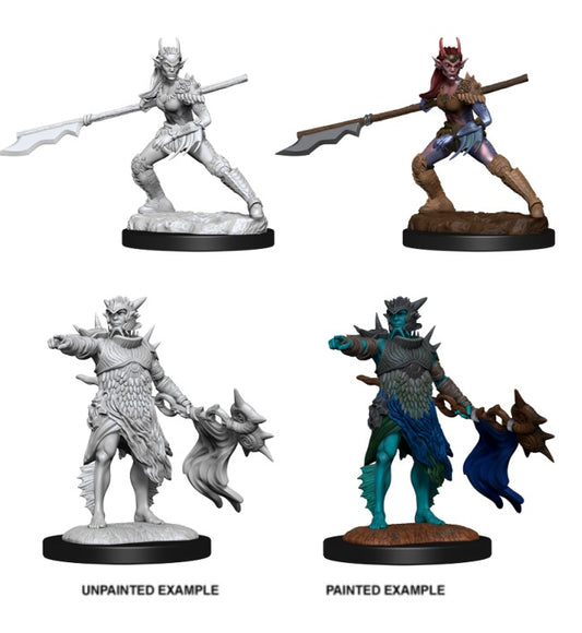 Coralhelm Commander & Halimar Wavewatch: Magic the Gathering Unpainted Miniatures
