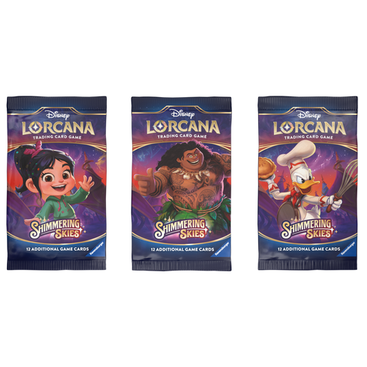 Shimmering Skies Booster Pack: Disney Lorcana Trading Card Game