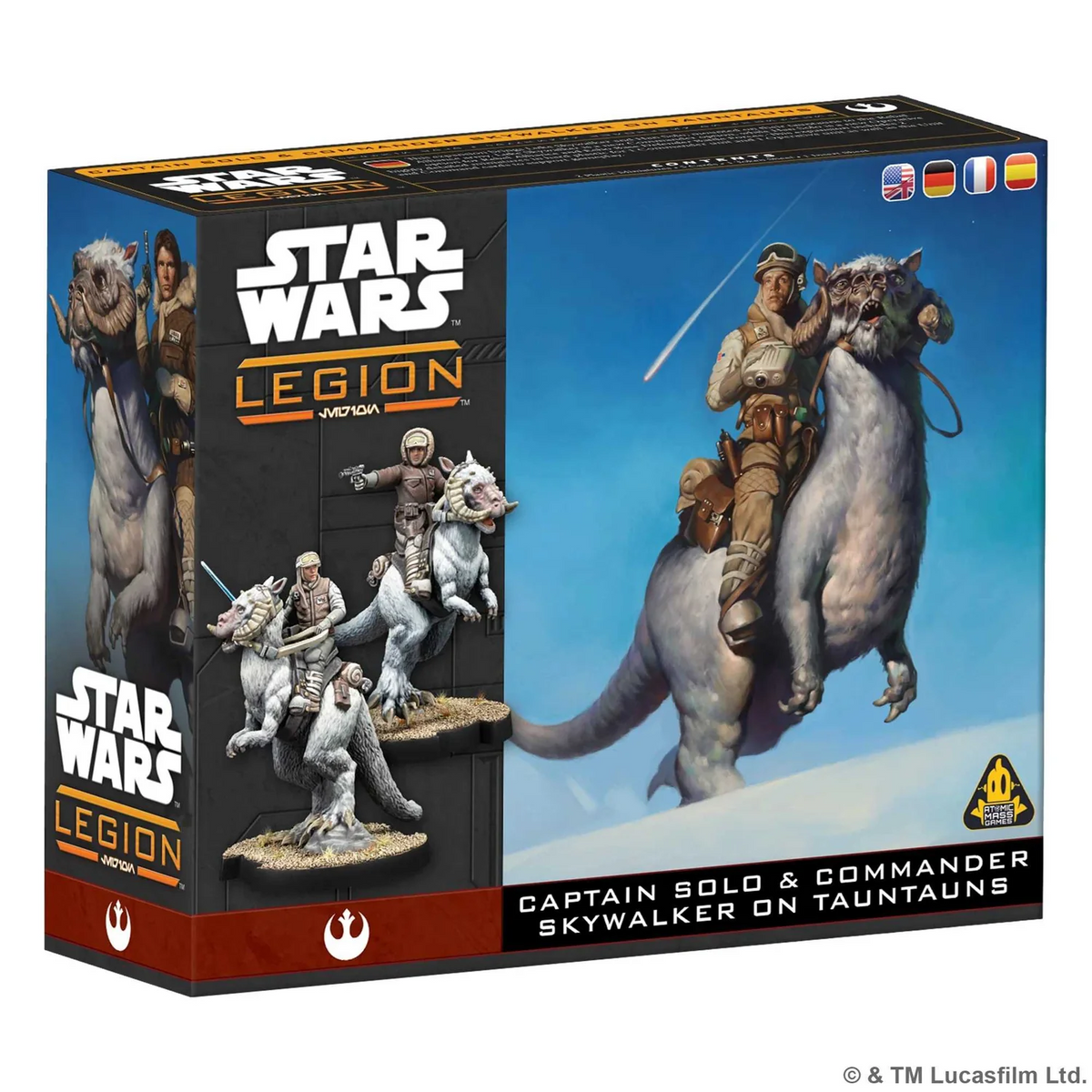 Captain Solo & Commander Skywalker on Tauntuns - Star Wars: Legion