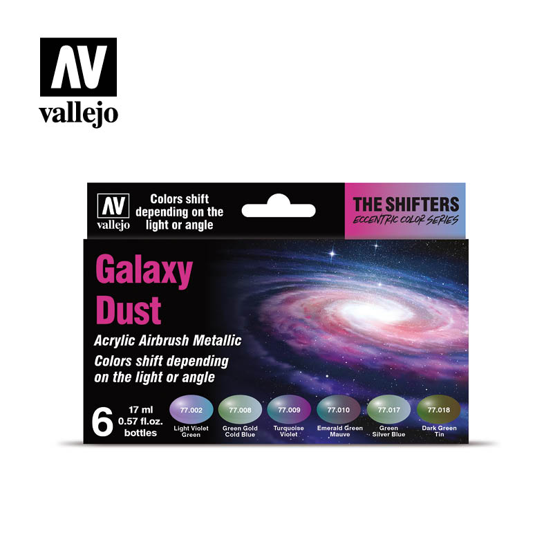 Colorshift Galaxy Dust Set: Vallejo Eccentric Colors