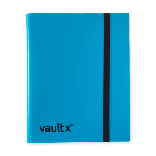 Blue 9-Pocket Strap Binder