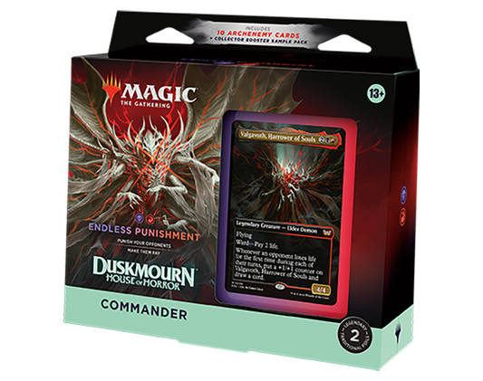 MTG: Duskmourn Commander Deck Display- Endless Punishment