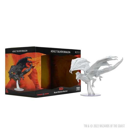 Adult Silver Dragon: D&D Nolzur's Marvelous Unpainted Miniatures