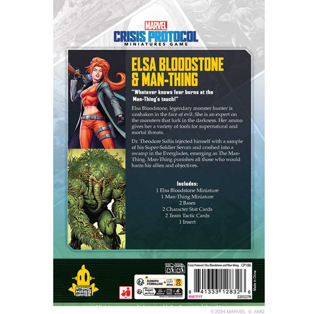 Elsa Bloodstone & Man-Thing - Marvel Crisis Protocol