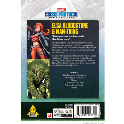 Elsa Bloodstone & Man-Thing - Marvel Crisis Protocol