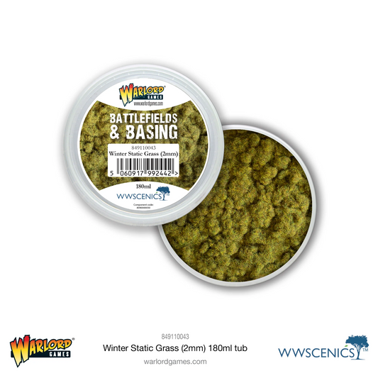 Battlefields & Basing: Winter Grass 2mm Static Grass (1...