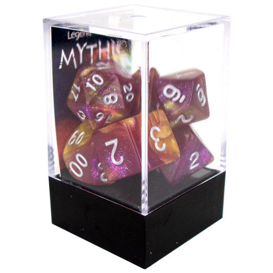 Poly Dice Set - Mythic - Solar Wind, Boxed