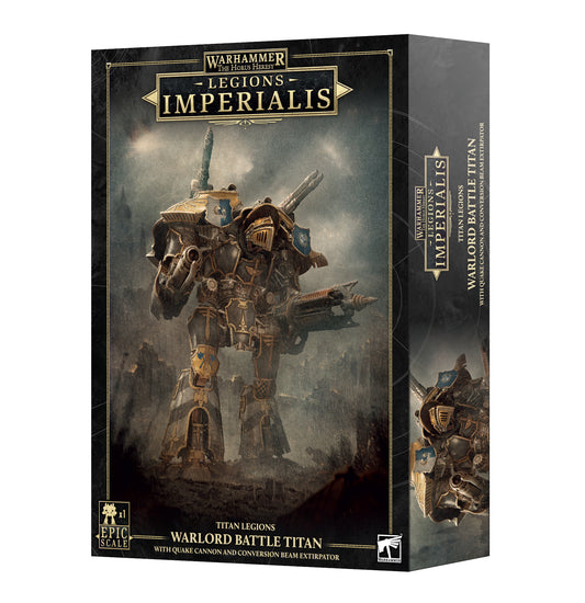 Warlord Titan + Quake Cannon & Conversion Beam Extripator: Legions Imperalis