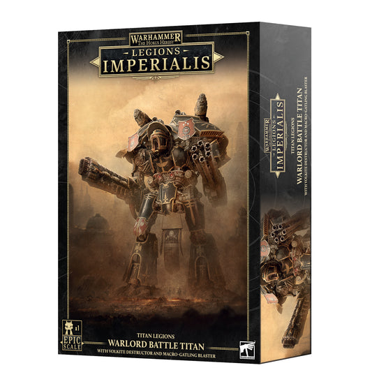 Warlord Titan with Volkite Destructor  & Macro-gatling Blaster: Legions Imperalis