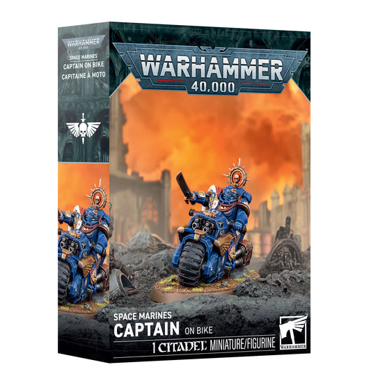 Captain On Bike: Space Marines
