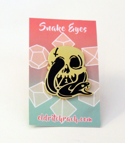 Snake Eyes - Enamel Pin