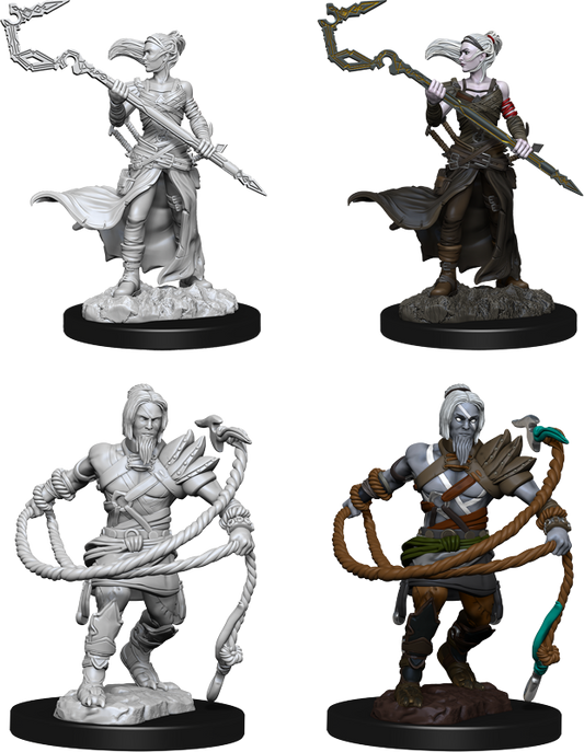 Stoneforge Mystic & Kor Hookmaster: Magic the Gathering Unpainted Miniatures