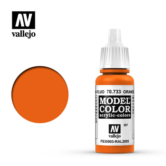 AV Model Color 17ml - Orange Fluorescent