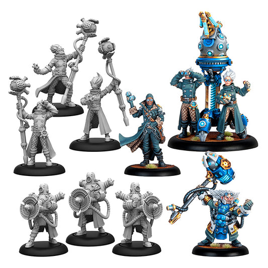Cygnar Storm Forge Command Cadre: Warmachine