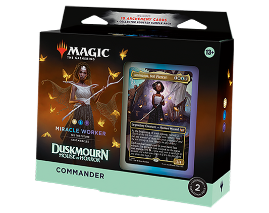 MTG: Duskmourn Commander Deck Display- Miracle Worker