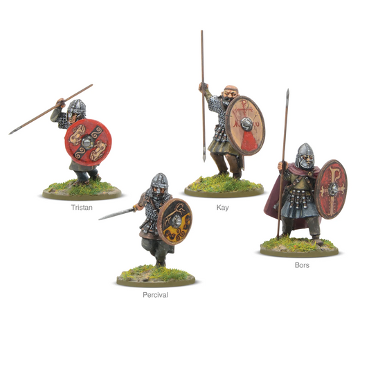 Arthurian Knights - Bors, Tristan, Percival and Kay