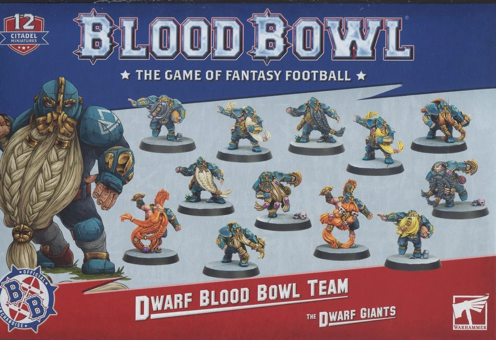 The Dwarf Giants Dwarf Team: Blood Bowl
