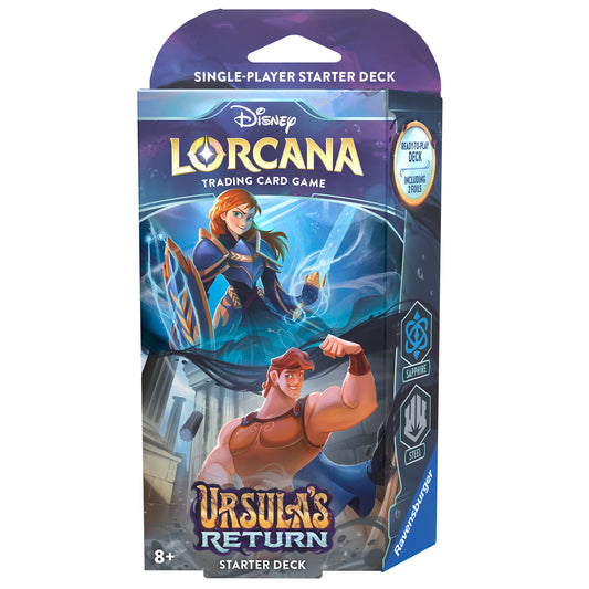 Lorcana Ursula's Return - Starter Deck – Anna & Hercules (Sapphire/Steel)
