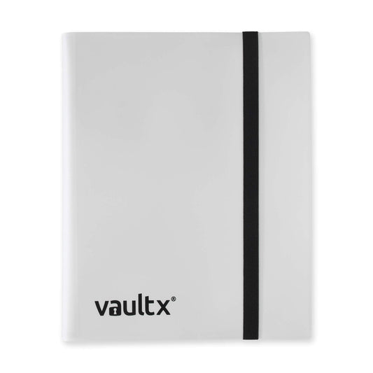 White 9-Pocket Strap Binder
