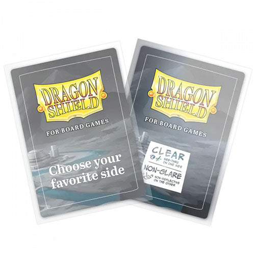 Standard / Common Size Board Game Sleeves: Clear/Non Glare