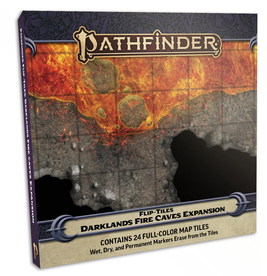 Darklands Fire Caves Expansion Flip-Tiles