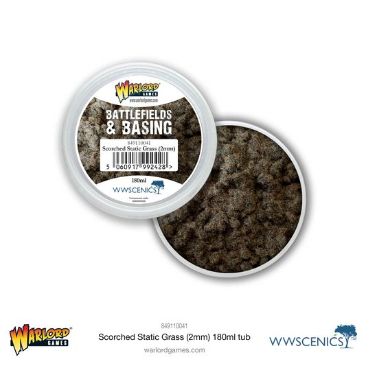 Battlefields & Basing: Scorched 2mm Static Grass (180ml...