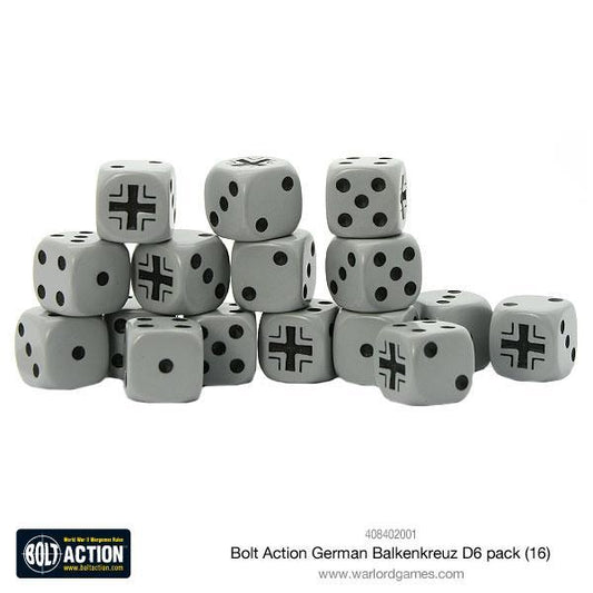 German Balkenkreuz D6 Dice: Bolt Action