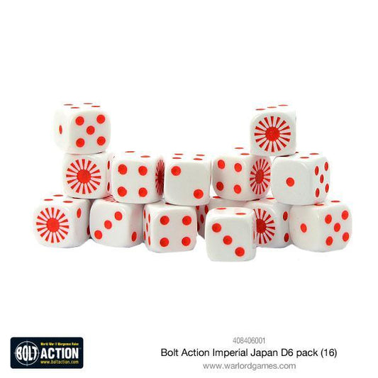 Imperial Japanese D6 Dice: Bolt Action