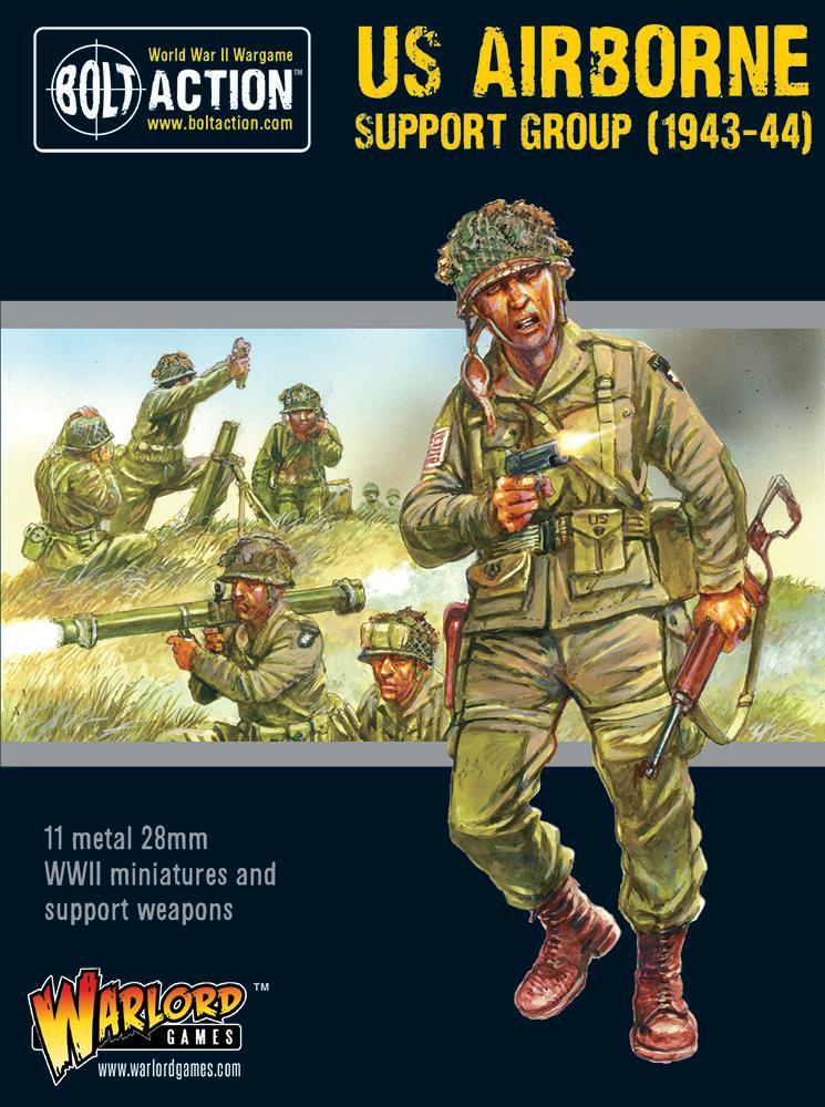 US Airborne Support Group (1943-44) (HQ, Mortar & MMG): Bolt Action