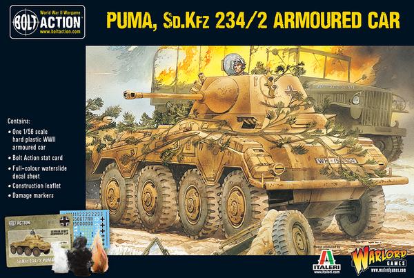 Puma Sd.Kfz 234/2 Armoured Car: Bolt Action