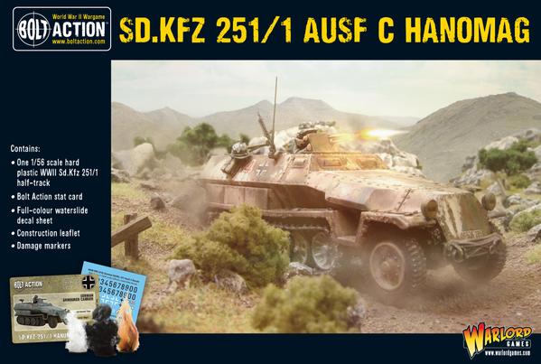 Sd.Kfz 251/1 Ausf C Hanomag : Bolt Action