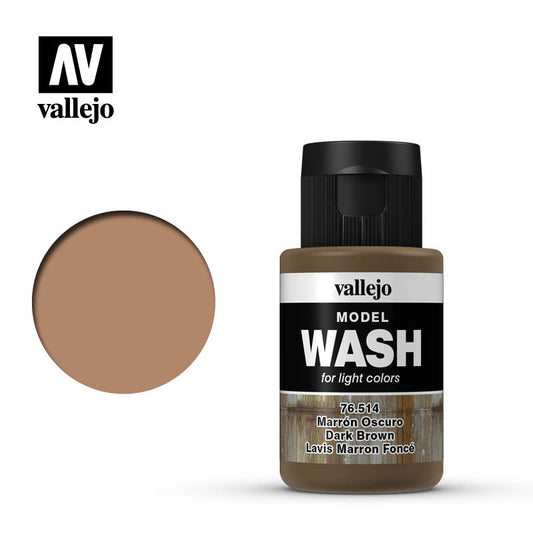 Dark Brown Wash: Vallejo Model Wash