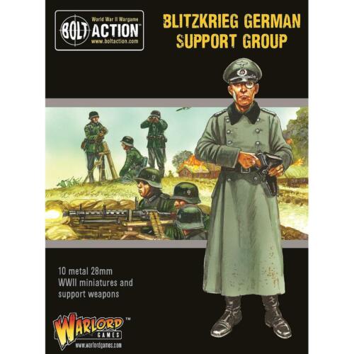 Blitzkrieg German Support Group (HQ, Mortar & MMG): Bolt Action