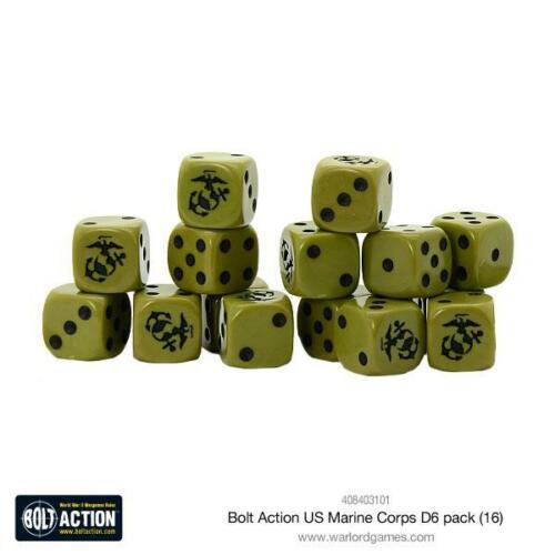 US Marine Corps D6 Dice: Bolt Action