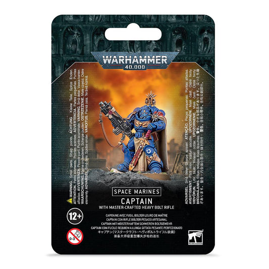 Captain With Master-Crafted Bolt Rifle: Space Marines