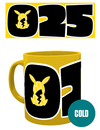 Pikachu 25 Heat Change Mug