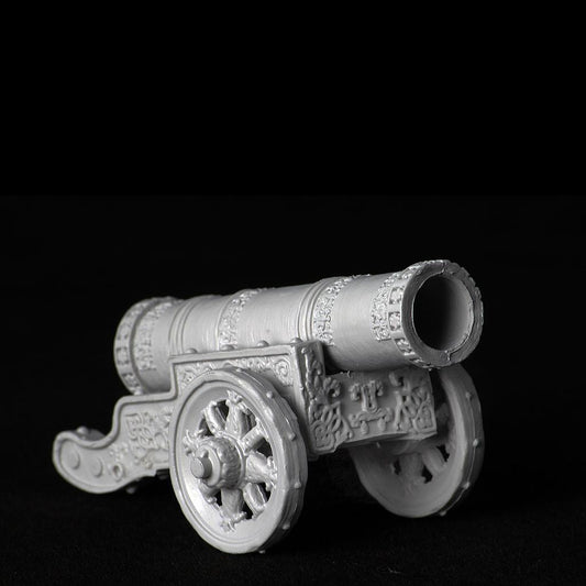 Large Cannon: WizKids Deep Cuts Unpainted Miniatures
